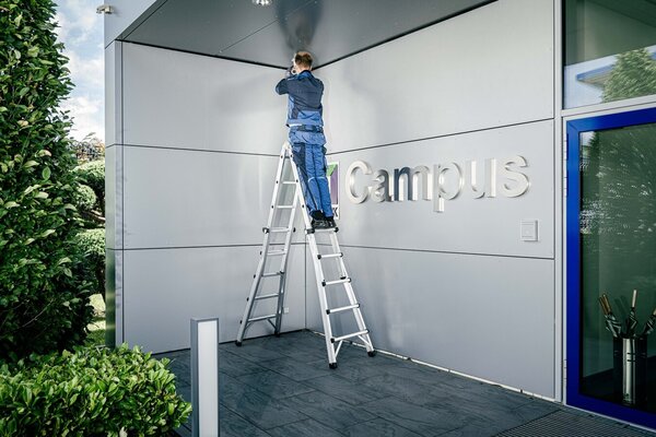 Roossien Aluminium telescoopladder, 4x4 sporten