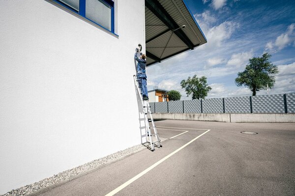 Munk Aluminium telescoopladder, 4x4 sporten Munk Aluminium telescoopladder, 4x4 sporten