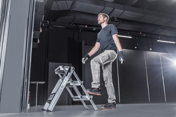 Roossien Aluminium klaptrap met 3 treden, Type ML