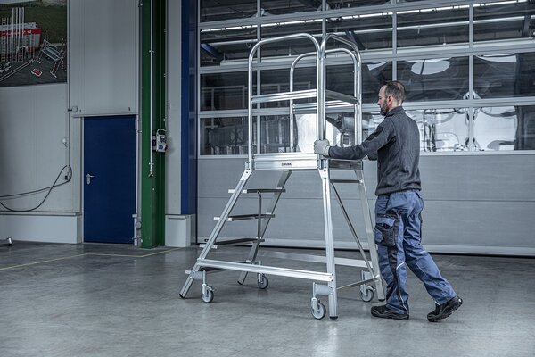 Roossien Verrijdbare bordestrap, 2 treden