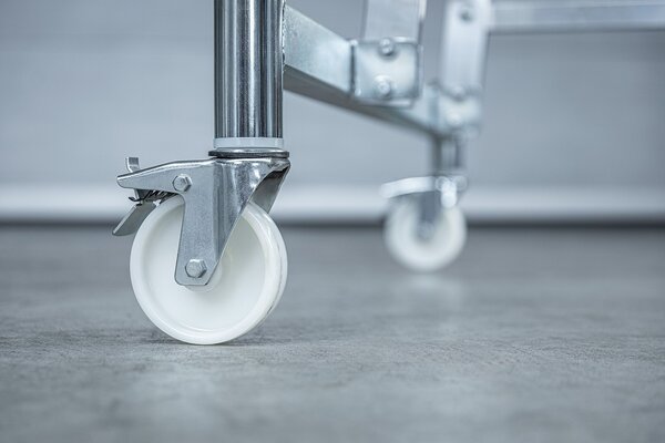 Roossien Platformtrap, verrijdbaar, 9 treden