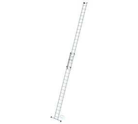 Roossien 2-delige aluminium optrekladder, 2x19 met stabilisatiebalk