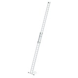 Roossien 2-delige aluminium optrekladder, 2x21 met stabilisatiebalk