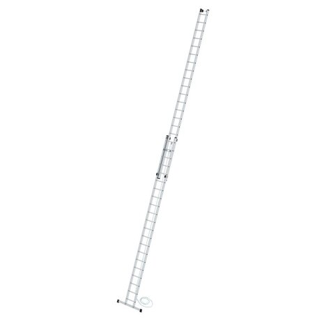 Roossien 2-delige aluminium optrekladder, 2x21 met stabilisatiebalk