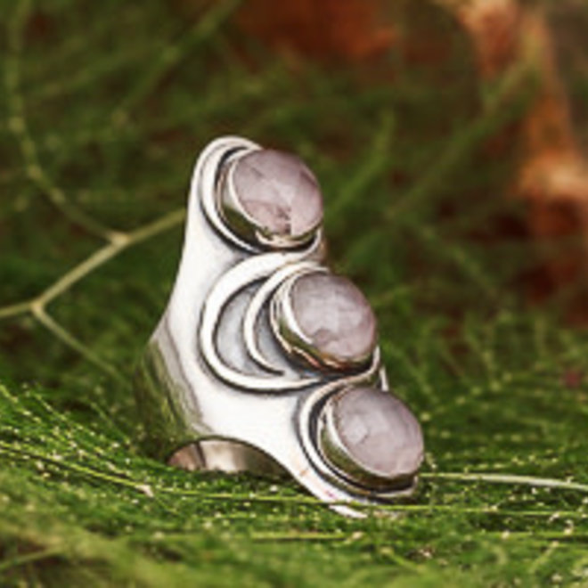 Rozenkwarts ring 'Rano'