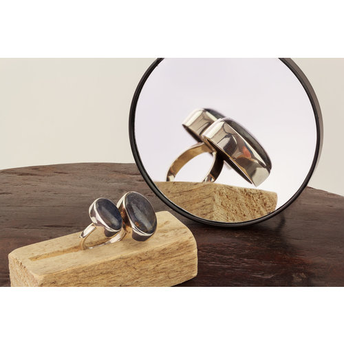 Saffier ring 'Duo' Saffier ring 'Duo'