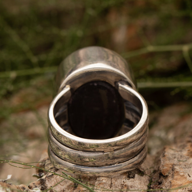 Ring Robijn 'Rubeus' gemaakt 925 zilver