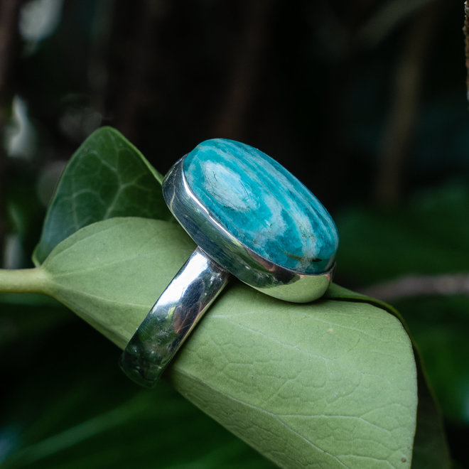 Amazoniet ring 'Maine'