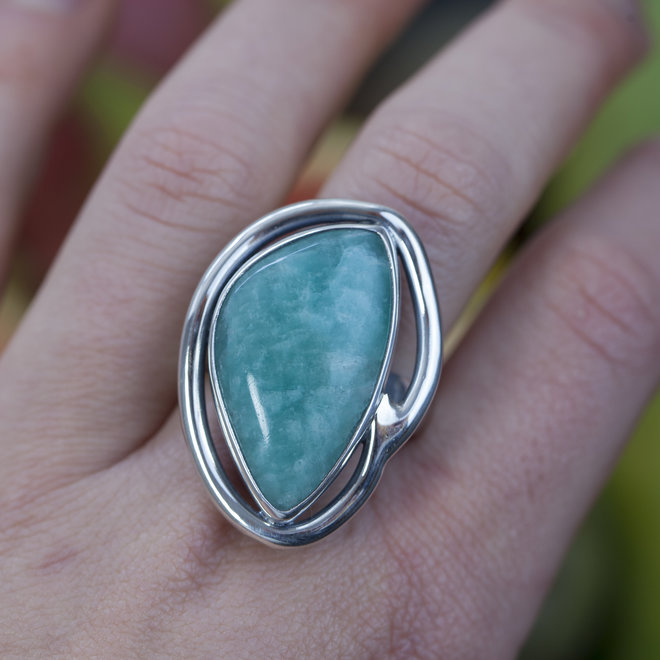 Ring Amazoniet 'Waltraud'