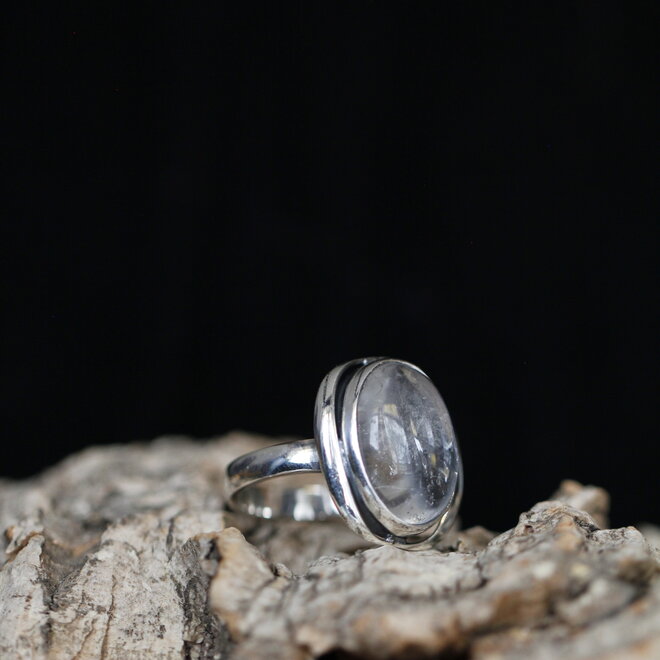 Bergkristal ring "Apollon"