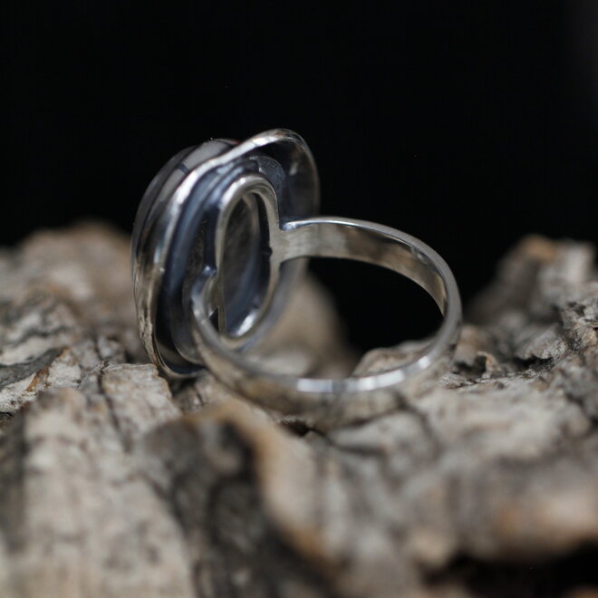 Bergkristal ring "Apollon"