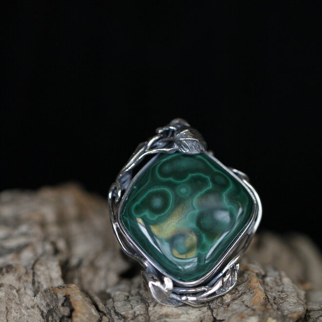 Malachiet Ring "Adrasteia"