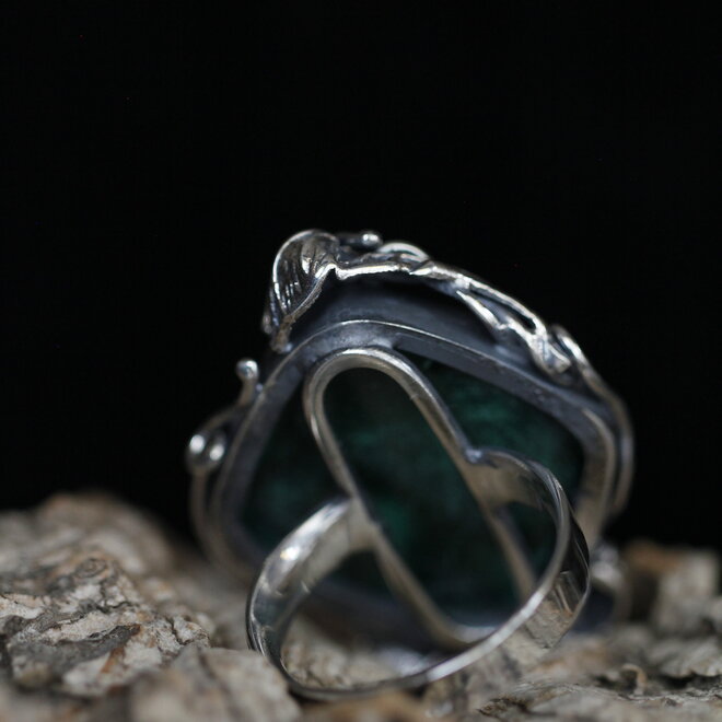 Malachiet Ring "Adrasteia"