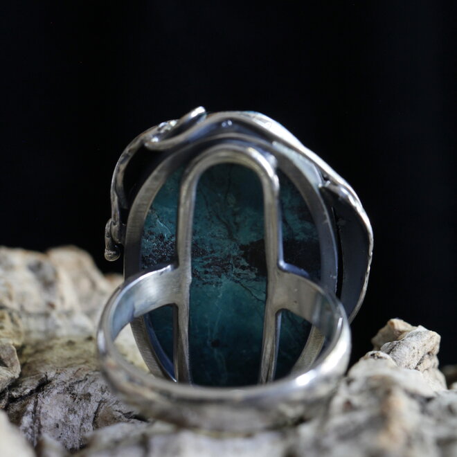 Chrysocolla ring "Iowianna"