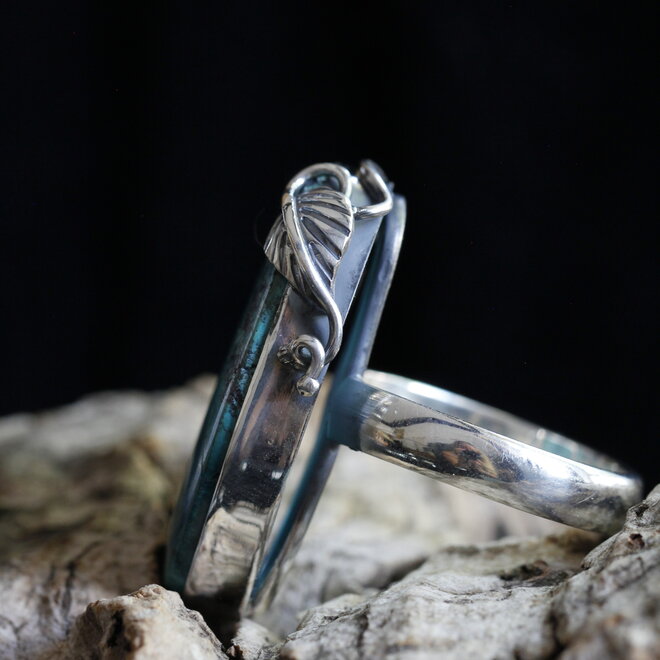 Chrysocolla ring "Iowianna"