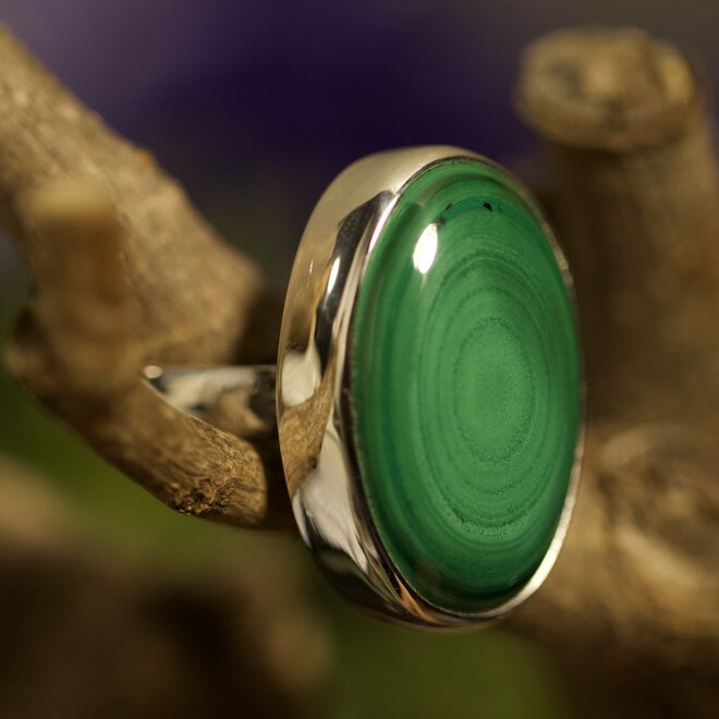 Malachiet Ring "Alcabideche"