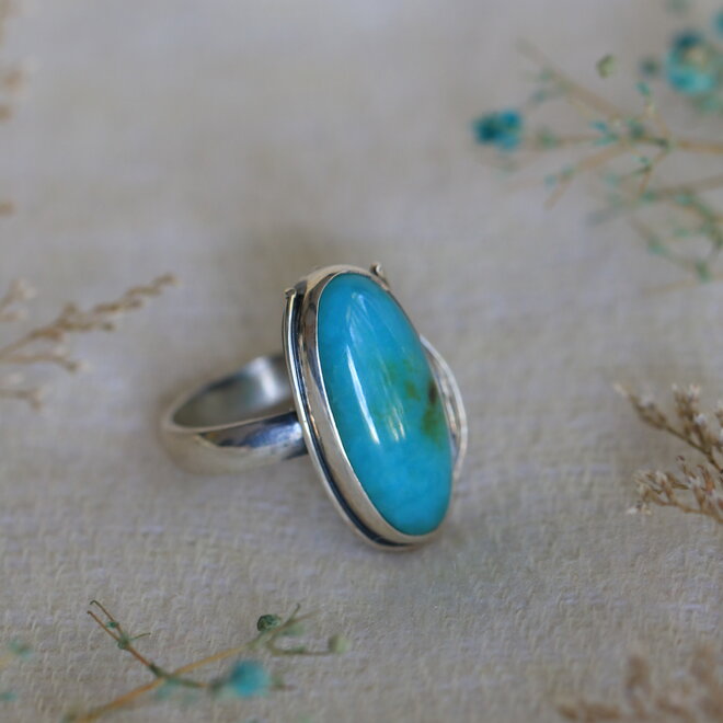 Chrysopraas ring "Mekka"