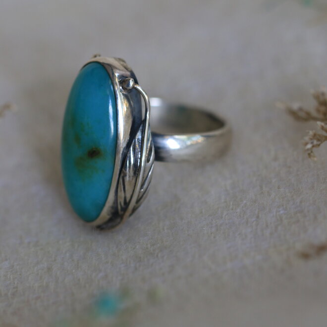 Chrysopraas ring "Mekka"