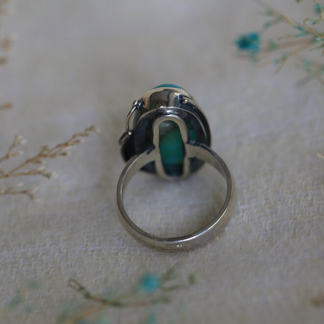 Chrysopraas ring "Mekka"