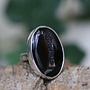 Druzy onyx ring "Aladfar"