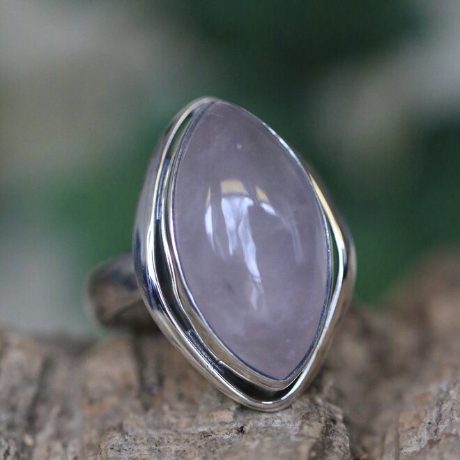 Rozenkwarts ring "Alcyone"