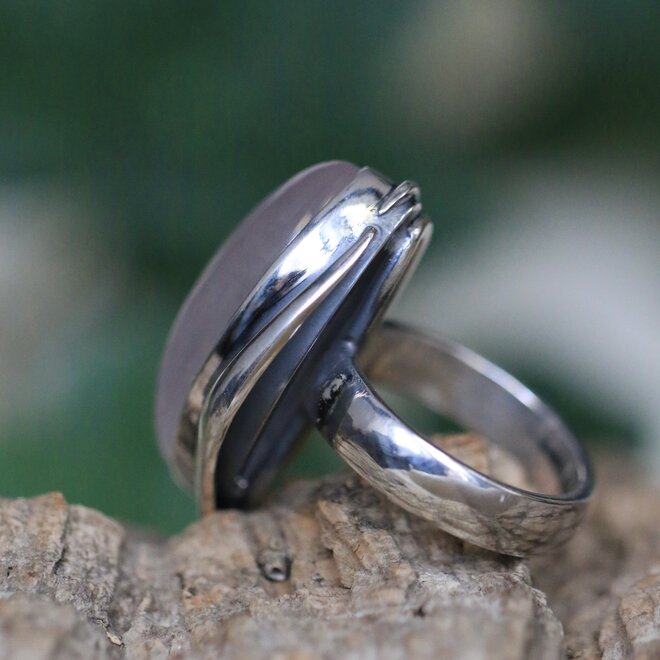 Rozenkwarts ring "Alcyone"