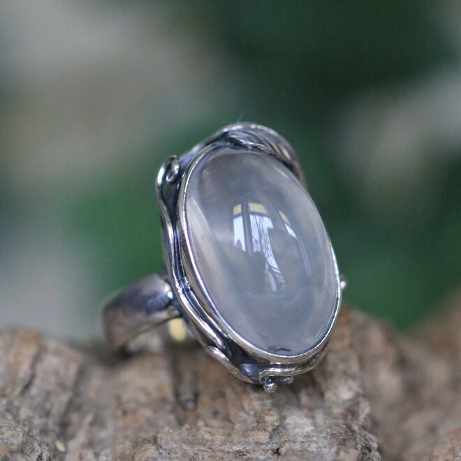 Rozenkwarts ring "Aldebaran"