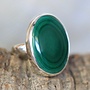 Malachiet Ring "Ras Elased Borealis"