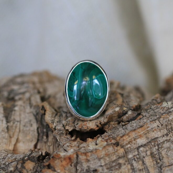 Malachiet Ring "Sualocin"