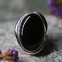 Onyx  ring "Zuben Elschemali"