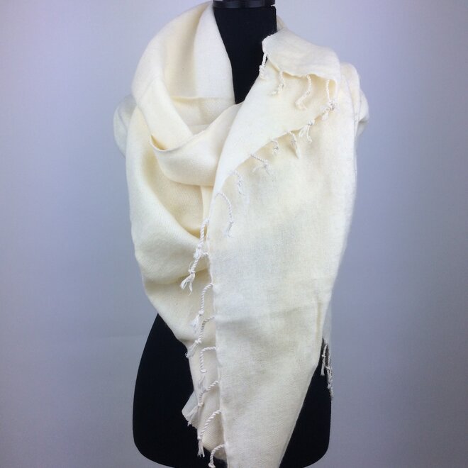 Omslagdoek Gebroken Wit