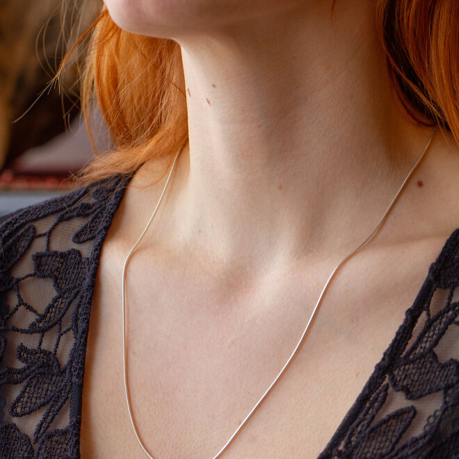 Zilveren ketting Slang 1.2