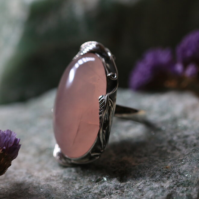 Rozenkwarts Ring "Zaniah"