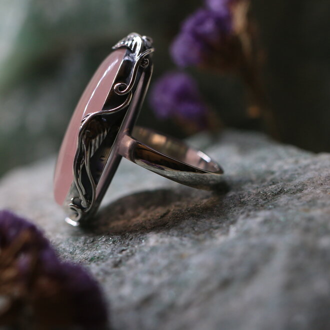 Rozenkwarts Ring "Zaniah"