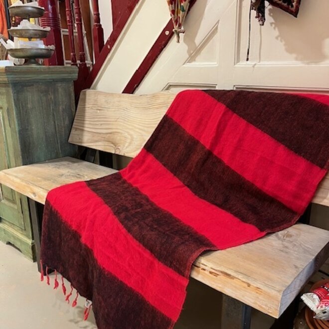 Dekens Gestreept Rood Zwart