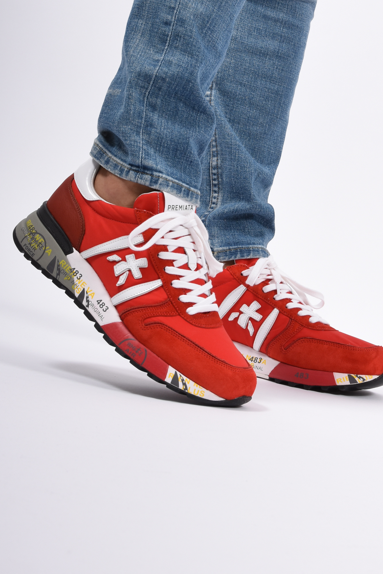 PREMIATA Sneaker - Lander 4562 - Red - Strictly for Men