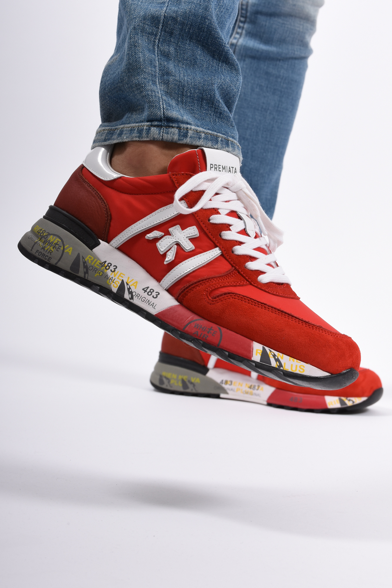 Sneakers PREMIATA - Lander 4562 Red - Sneakers - Halbschuhe - Herrenschuhe  | eschuhe.ch