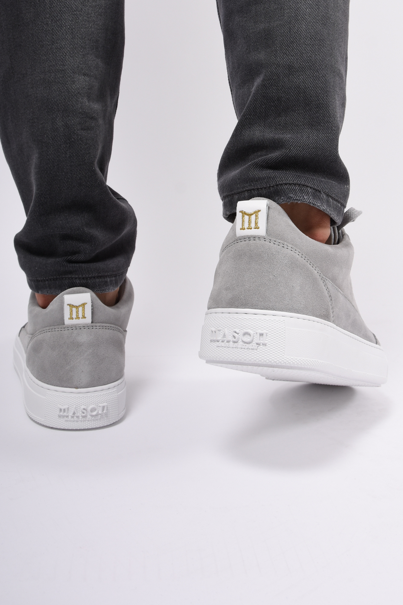 MASON GARMENTS Tia Suede NOS-1C Cement - Strictly for Men