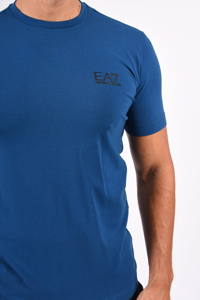 EA7 EA7 T-shirt Cotton Stretch 8NPT52 - Blue Opal