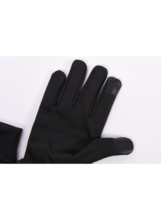 EA7 SoftShell Gloves Black