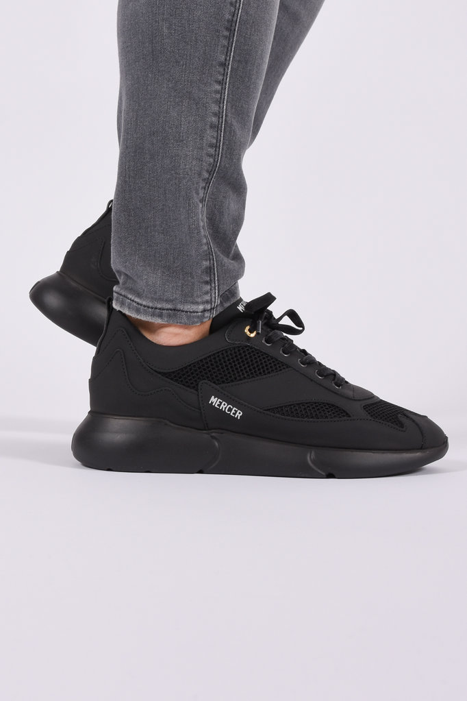 MERCER AMSTERDAM - W3RD - MATTE GUM LEATHER - TRIPLE BLACK - Strictly for  Men