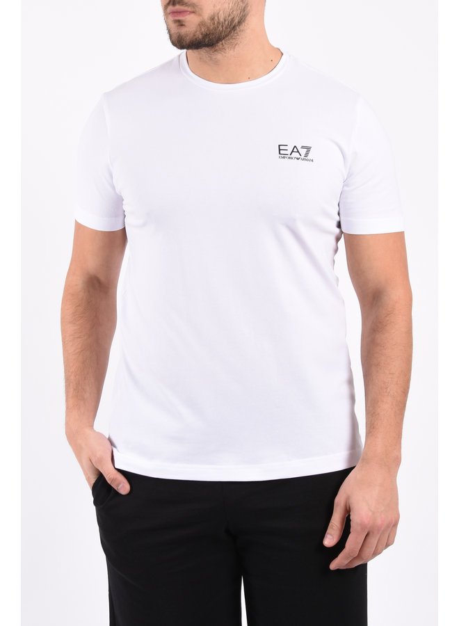 EA7 T-shirt cotton stretch 8NPT52 - White