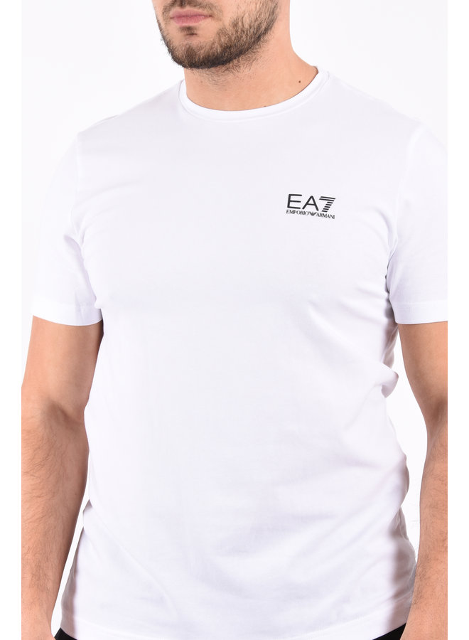 EA7 T-shirt cotton stretch 8NPT52 - White
