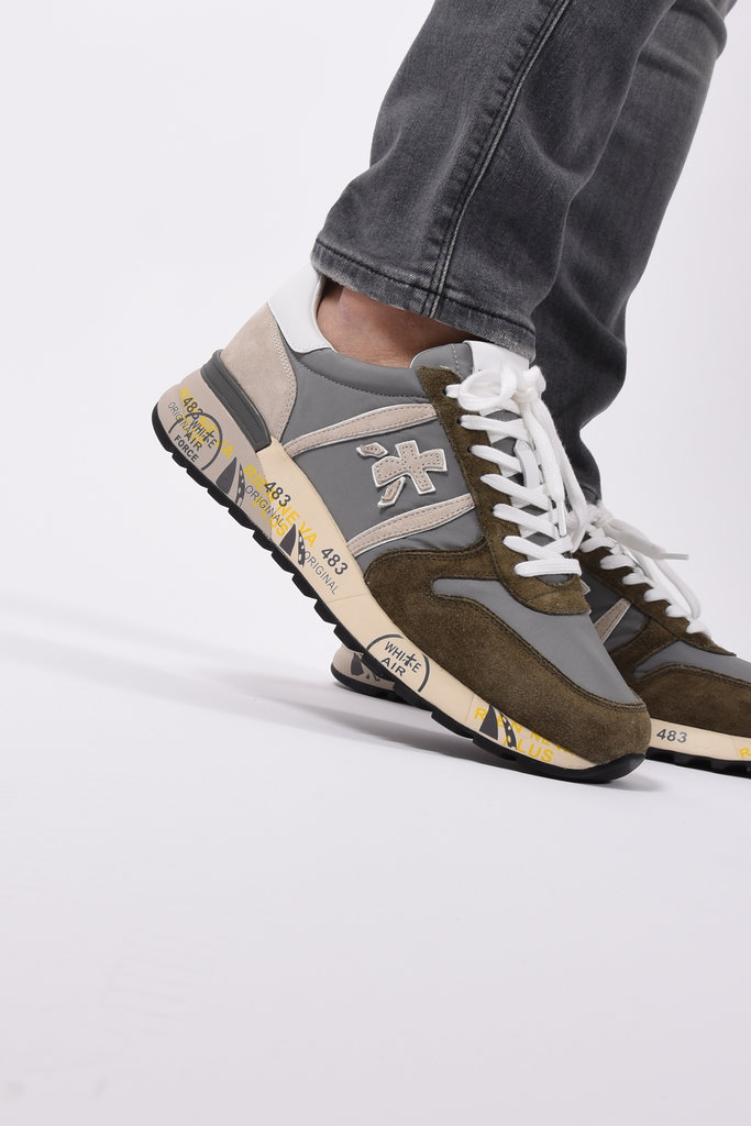 PREMIATA SS21 Sneaker - Lander 5195 - Grey / Green - Strictly for Men