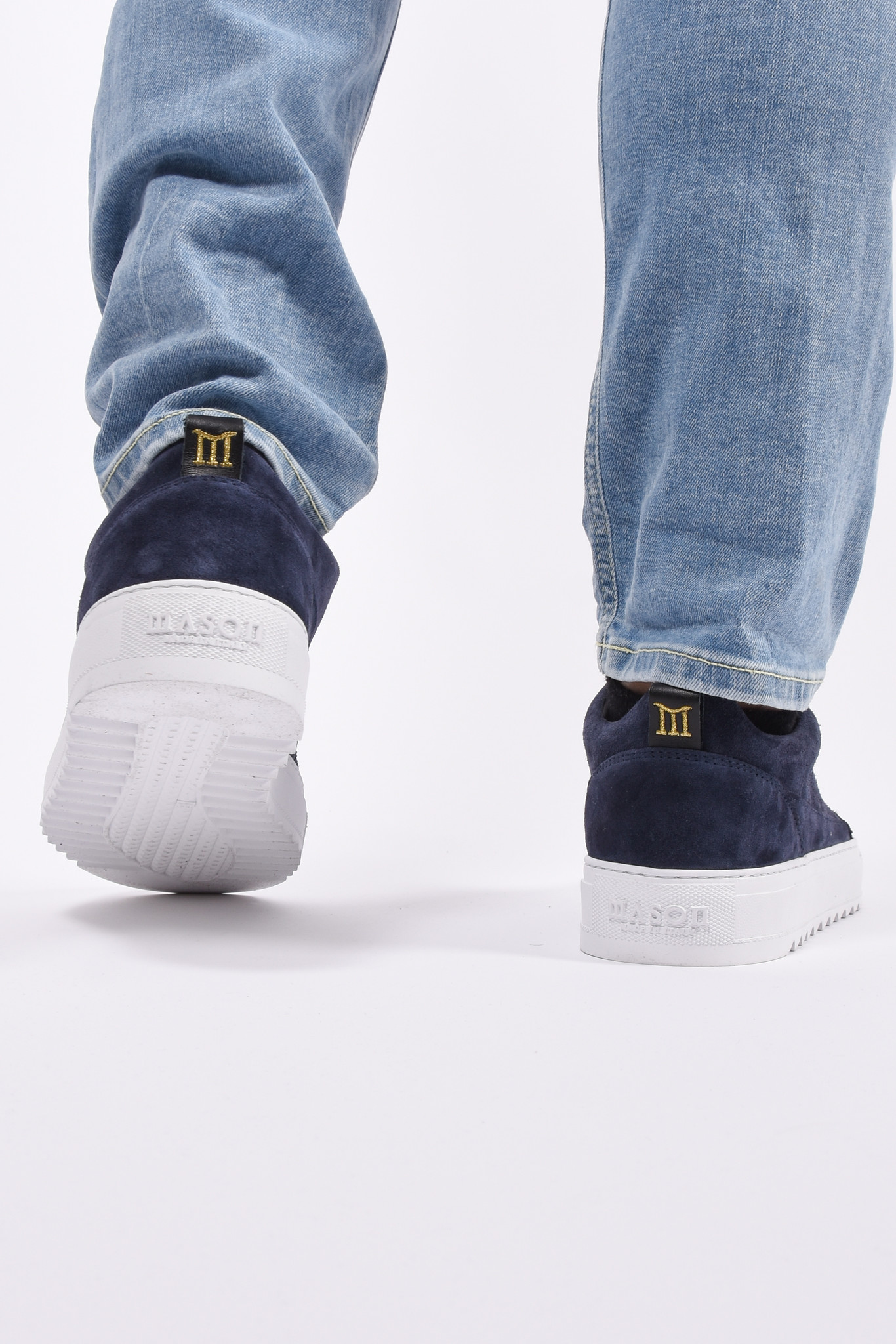 MASON GARMENTS NOS-3D Tia Suede - Navy - Strictly for Men