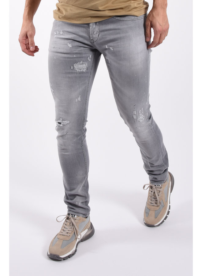 DONDUP SS21 Skinny fit stretch jeans - George dse294u - Grey
