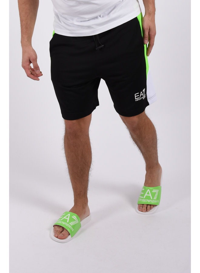 EA7 SS21 Shorts 3KPS51 Milano - Black / Green