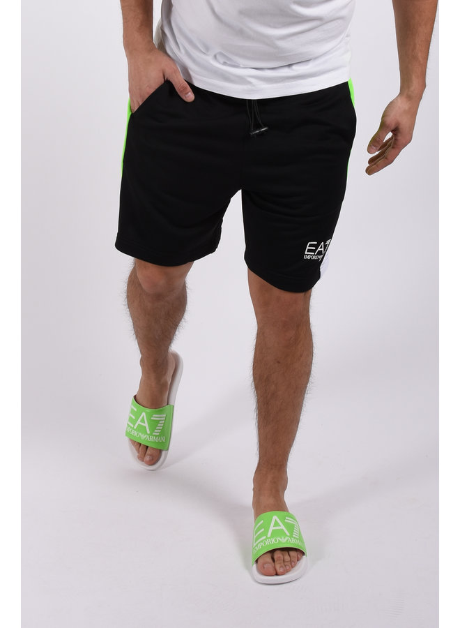 EA7 SS21 Shorts 3KPS51 Milano - Black / Green