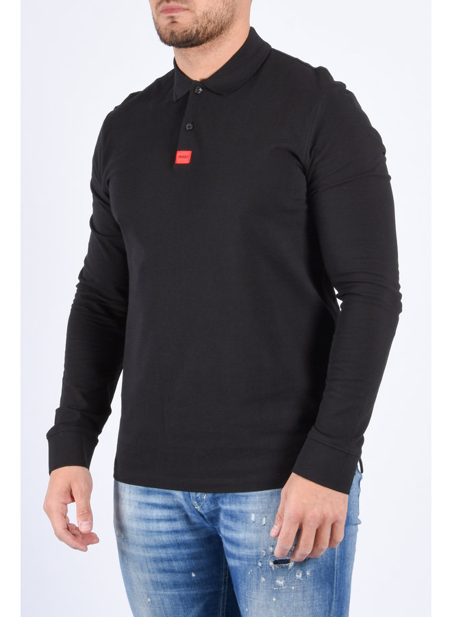 Hugo Boss PS22 - Deresolo Polo Shirt Longsleeve - Black