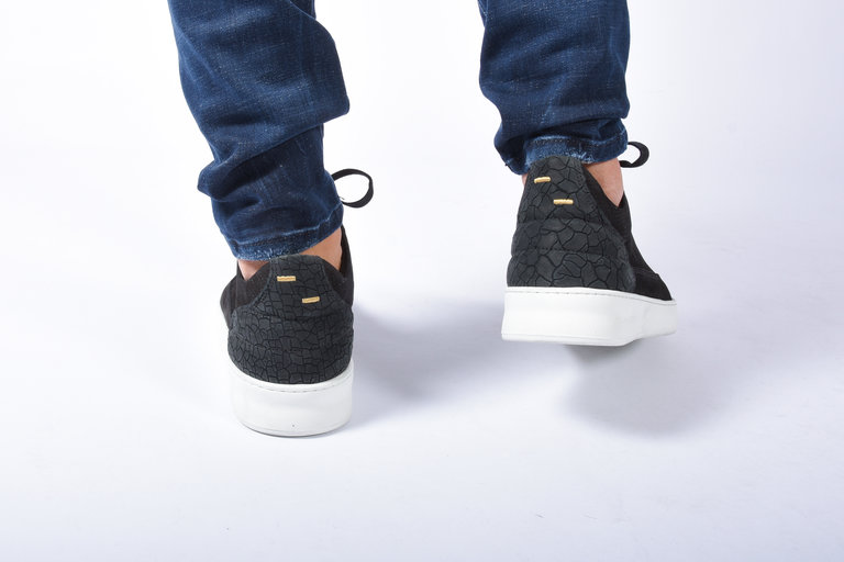 Filling Pieces SS22 - Low Top Ripple Ceres - Black - Strictly for Men